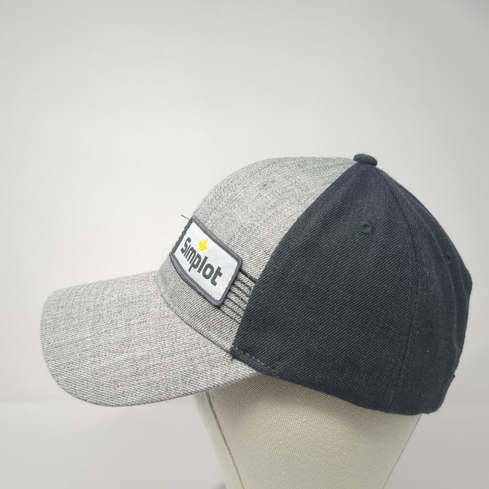 Simplot Strapback Baseball Cap Gray One Size Adju… - image 3